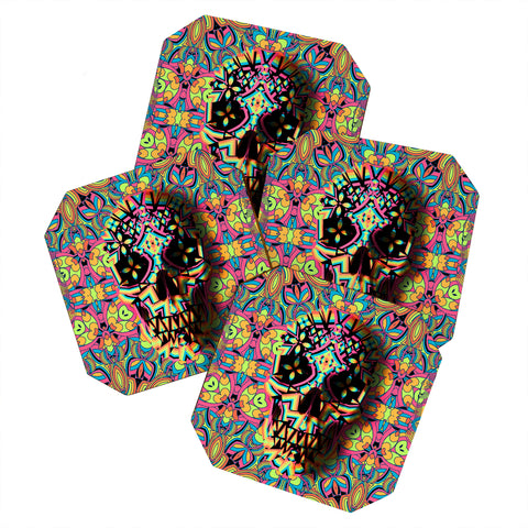 Ali Gulec Skull Geo Coaster Set