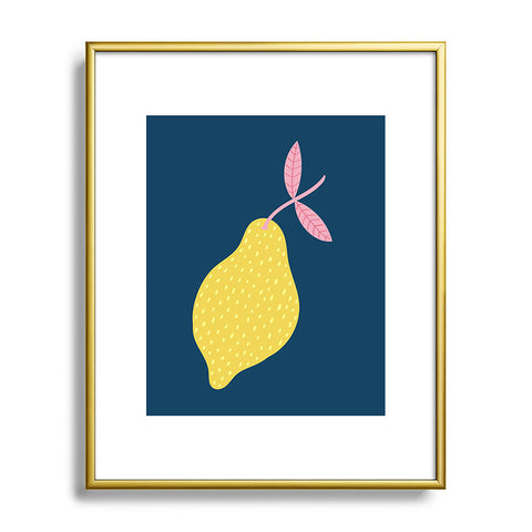 Alice Rebecca Potter Lemon I Metal Framed Art Print