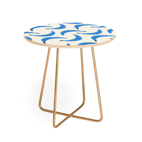 Alisa Galitsyna Blue Bananas Round Side Table