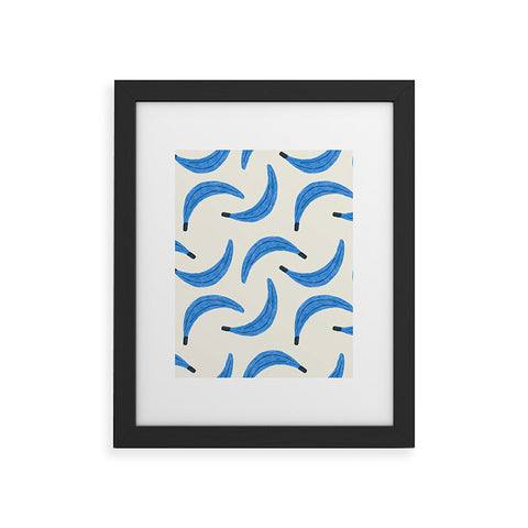 Alisa Galitsyna Blue Bananas Framed Art Print