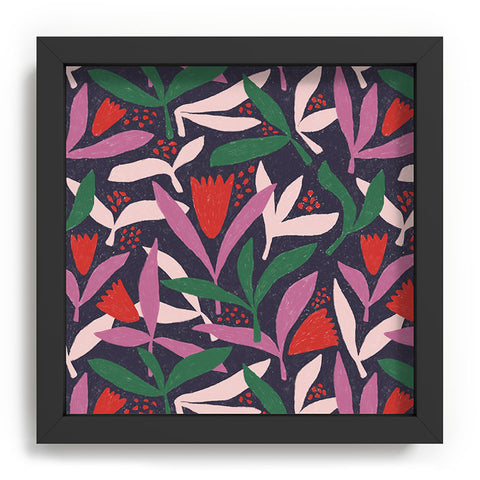 Alisa Galitsyna Hand Drawn Florals 2 Recessed Framing Square