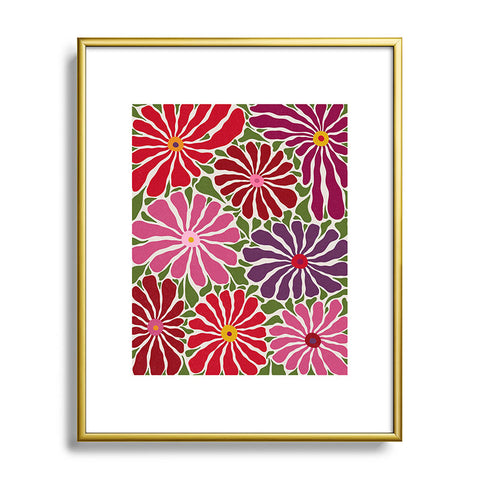 Alisa Galitsyna Lazy Florals 3 Metal Framed Art Print