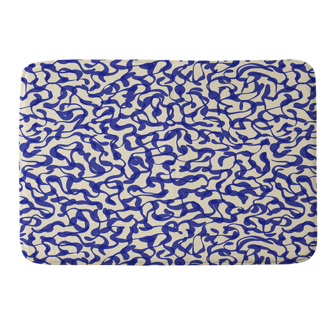 Alisa Galitsyna Playful strokes 2 Memory Foam Bath Mat