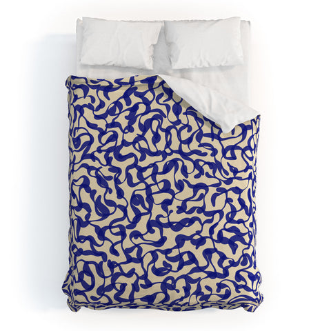 Alisa Galitsyna Playful strokes 2 Duvet Cover