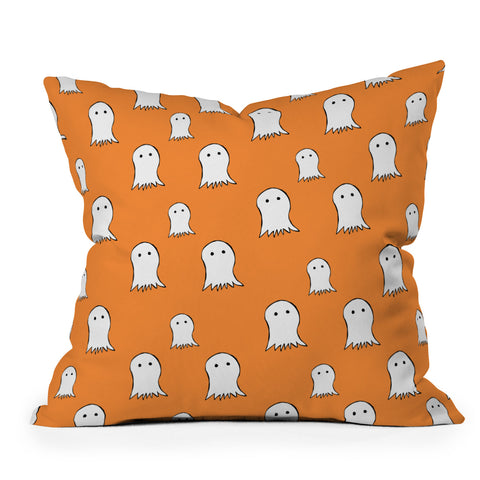 Allyson Johnson Ghosts Outdoor Throw Pillow