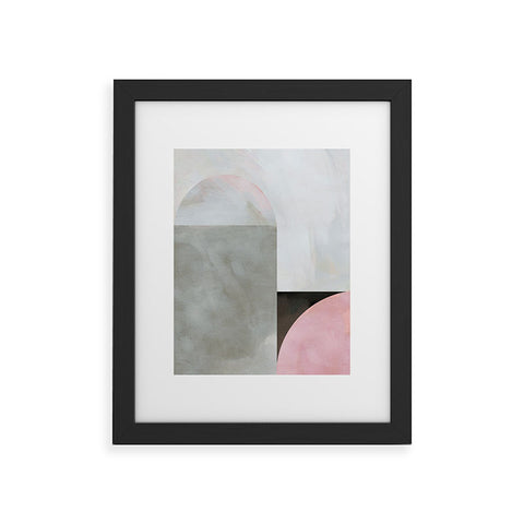 Ana Rut Bre Fine Art mid century scandi winter Framed Art Print