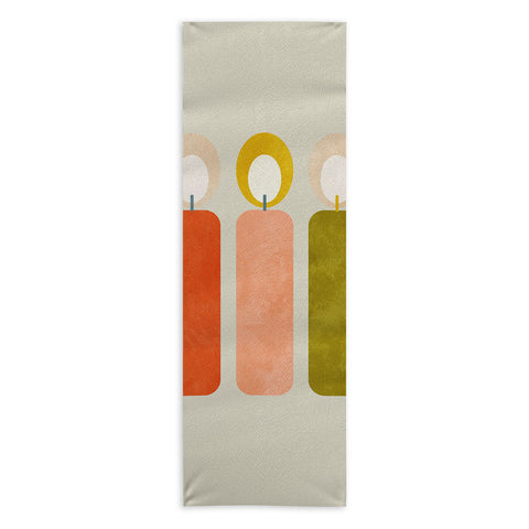Ana Rut Bre Fine Art mid century xmas contemporary Yoga Towel