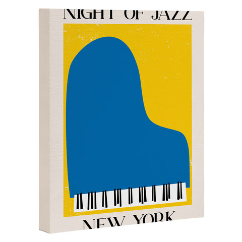 April Lane Art New York Jazz Night Art Canvas