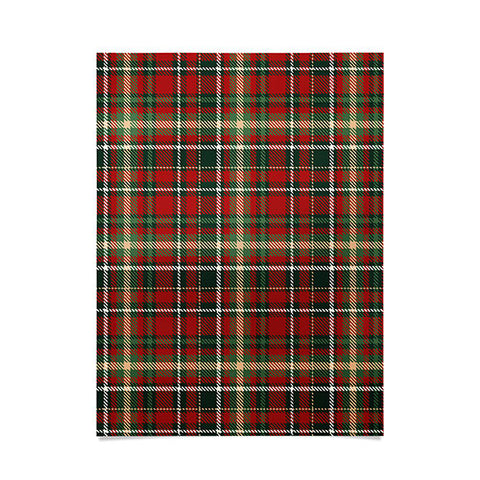 Avenie Christmas Plaid I Poster