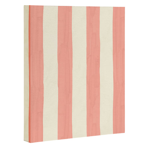 Avenie Fruit Salad Collection Stripes Art Canvas