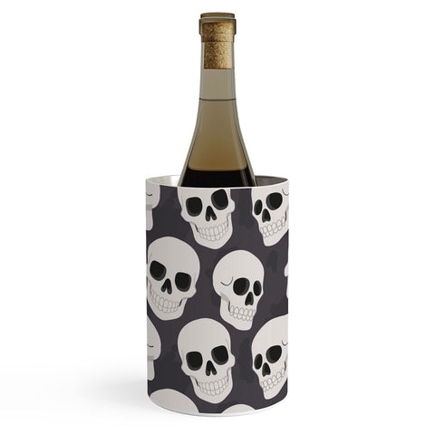 Avenie Goth Skulls Wine Chiller
