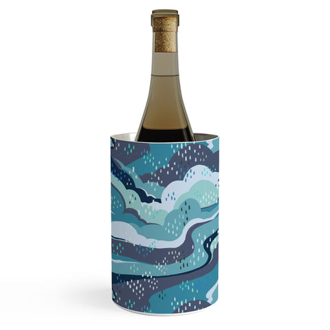 Avenie Land and Sky Ocean Surf Wine Chiller