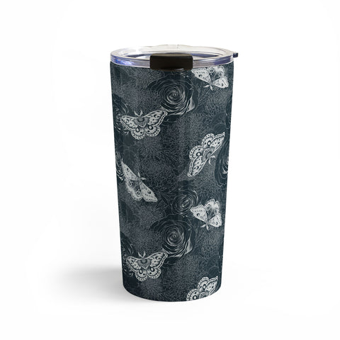 Avenie Midnight Blooms Mineral Dust Travel Mug