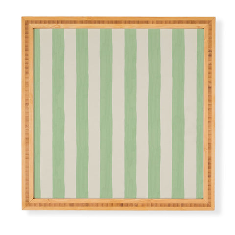 Avenie Modern Craft Spring Stripe II Framed Wall Art