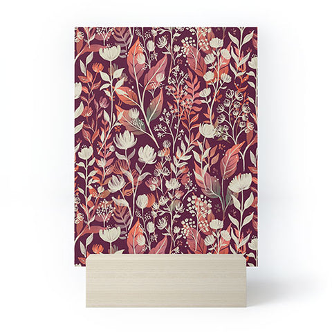 Avenie Moody Blooms Ditsy IV Mini Art Print