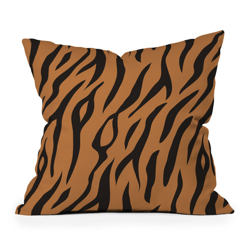 Avenie Tiger Stripes Outdoor Throw Pillow