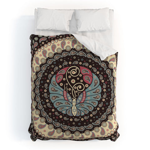 Belle13 Butterfly Mandala Duvet Cover