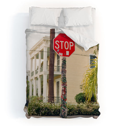 Bethany Young Photography New Orleans Beads Duvet Cover