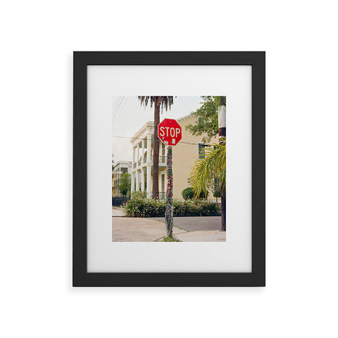 Bethany Young Photography New Orleans Beads Framed Art Print
