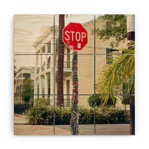 Bethany Young Photography New Orleans Beads Wood Wall Mural