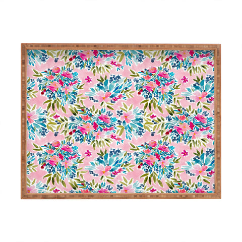 Britt Mills Design Aria Pink Rectangular Tray