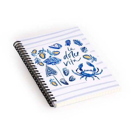 Britt Mills Design Dolce Vita Spiral Notebook