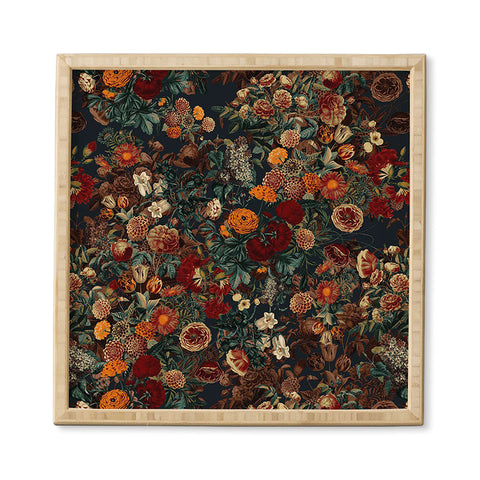 Burcu Korkmazyurek EXOTIC GARDEN NIGHT XXI Framed Wall Art