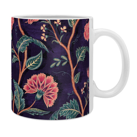 Byre Wilde Indienne Vine Deep Coral Coffee Mug
