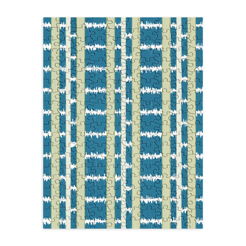 Camilla Foss Ikat Stripes Puzzle