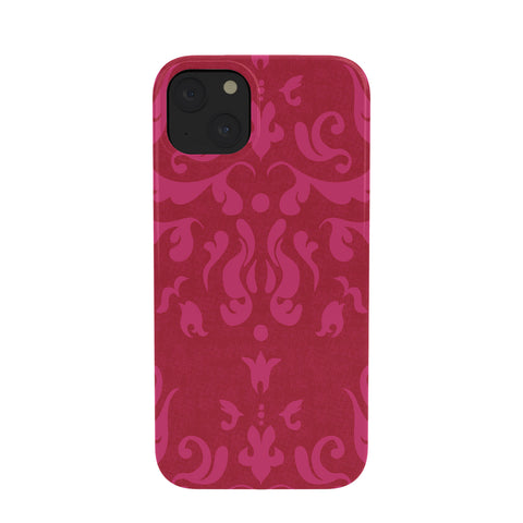 Camilla Foss Modern Damask Pink Phone Case