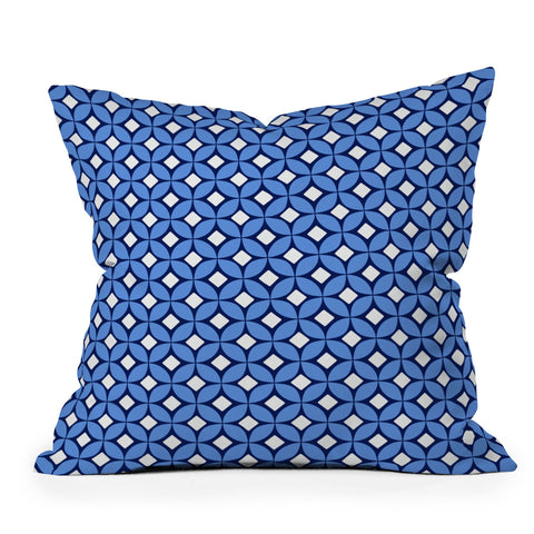 Caroline Okun Blueberry Outdoor Throw Pillow