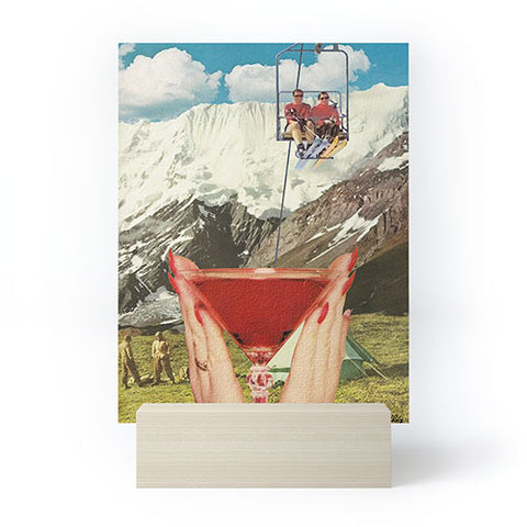 carolineellisart Apres Ski 3 Mini Art Print