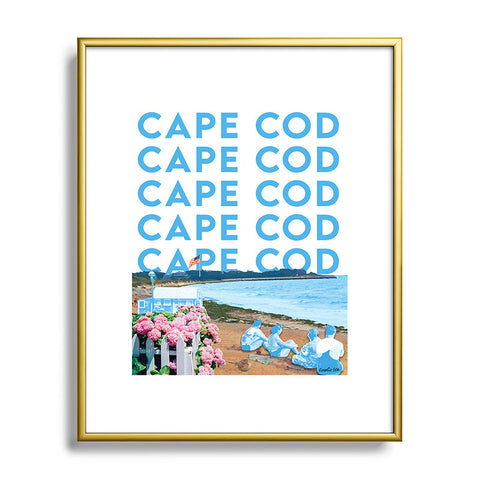 carolineellisart Cape Cod Metal Framed Art Print