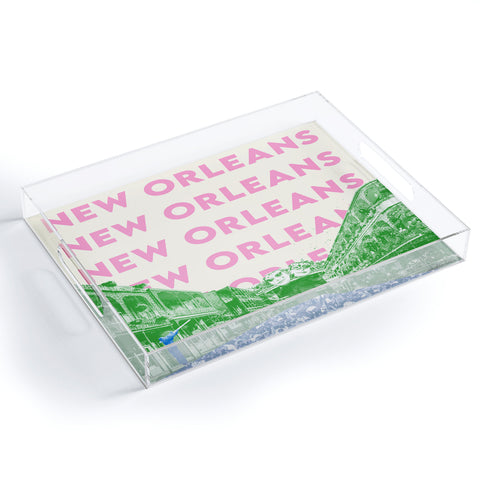 carolineellisart New Orleans I Acrylic Tray