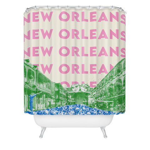 carolineellisart New Orleans I Shower Curtain