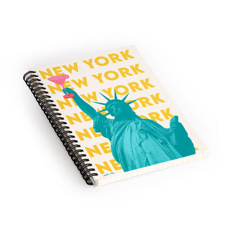 carolineellisart New Yorker Spiral Notebook