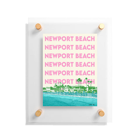 carolineellisart Newport Beach I Floating Acrylic Print