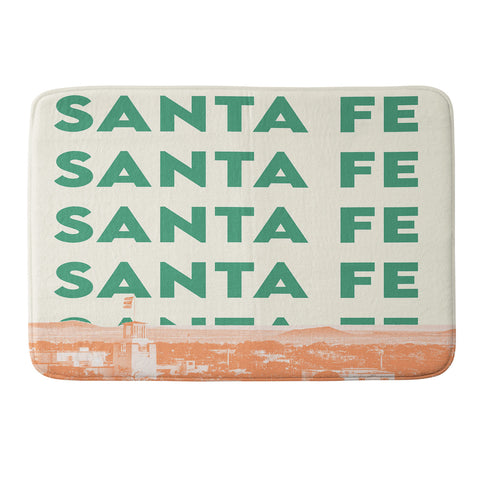 carolineellisart Santa Fe I Memory Foam Bath Mat