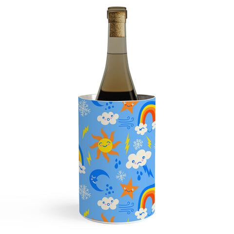 carriecantwell Whimsical Weather Wine Chiller