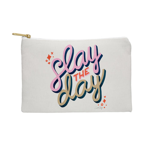 Cat Coquillette Slay the Day Coral Pink Pouch