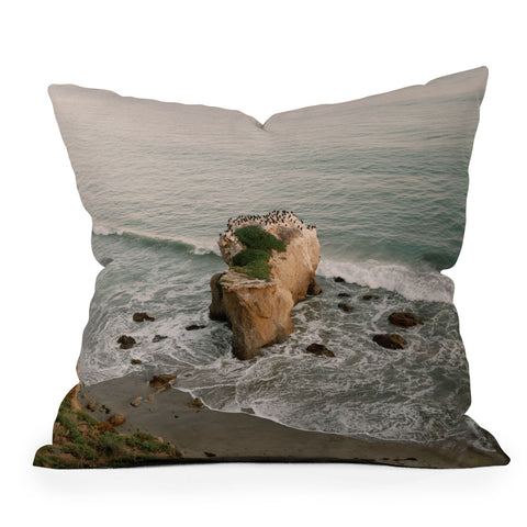 Chelsea Victoria Malibu Birds and Sea Outdoor Throw Pillow