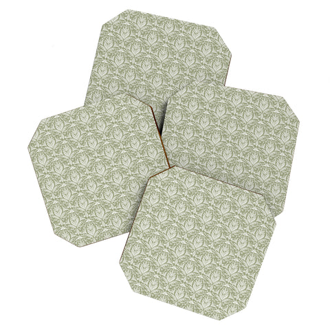 CoastL Studio Tropical Paradise Lush Green Coaster Set