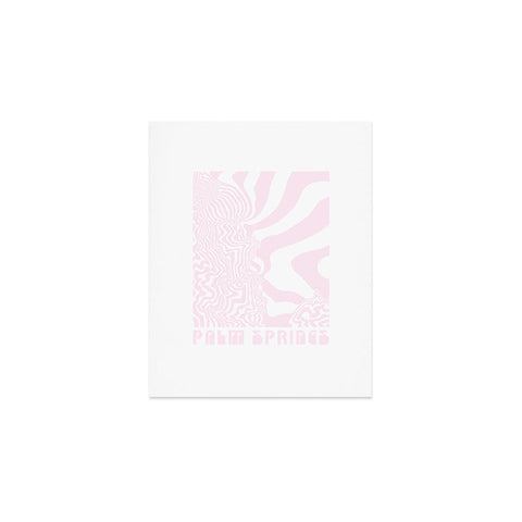 Coco Stardust Palm Springs Topogroovy Art Print