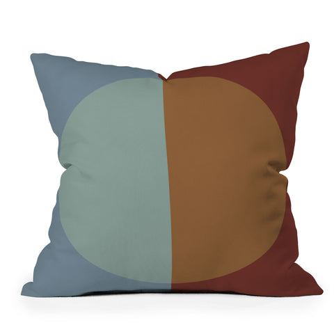 Colour Poems Color Block Abstract X Outdoor Throw Pillow