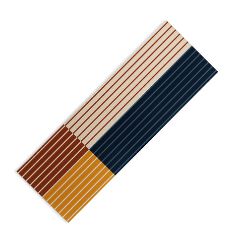 Colour Poems Color Block Line Abstract XIII Yoga Mat