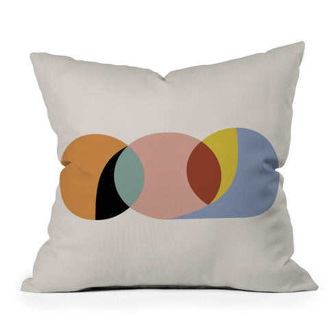 Colour Poems Geometric Harmony Outdoor Throw Pillow
