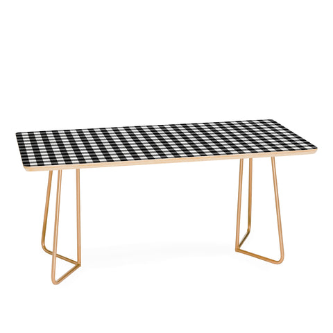 Colour Poems Gingham Black and White Coffee Table