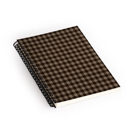 Colour Poems Gingham Earth Spiral Notebook