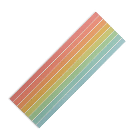 Colour Poems Gradient Arch Rainbow Yoga Mat