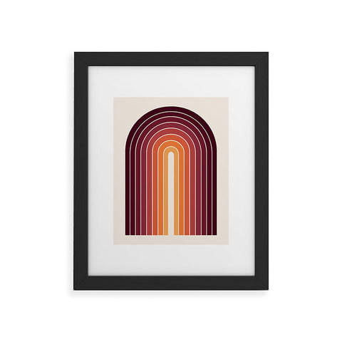 Colour Poems Gradient Arch Sunset II Framed Art Print